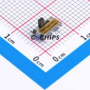 HX MSS22C02-H2.0 125 Slide Switch SMD,7.15x3.55mm Switch Double Pole Double Throw Rectangle Pin Header SMD Tab 7.15mm - Product Image 1