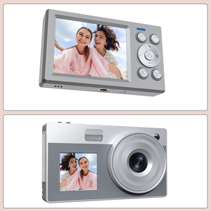 กล้องวิดีโอพกพาสำหรับเด็ก ความละเอียด 4K 48MP HD แบบดิจิตอล 16 เท่า พร้อมหน้าจอคู่ขนาด 2.8+1.4 นิ้ว บันทึกภาพได้ทันที รองรับการบันทึกแบบดิจิตอล 16 เท่า - Product Image 3