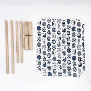 Lit en bois massif saisonnier quatre saisons avec nid en tissu lavable amovible pour chats Fournitures pour chats à motif animal - Product Image 6