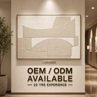 Beige Elfenbein Ton-in-Ton Bogen Geometrische Handgefertigte Seilgewebte Faser Minimalistische Wandkunst Hotel Spa Lounge Schlafzimmer Akzentwand Maßanfertigung Großhandel