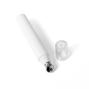 empty <b>plastic</b> eyecream <b>tube</b> with 5 layers pe material and zinc alloy applicator massage head - Product Image 2