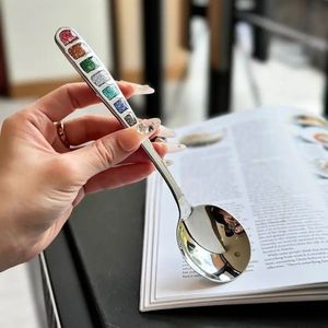 Thickened 304 Stainless Steel Soup Spoon Food Grade Western Style Serving Spoon For Party Adult Use - Product Image 2