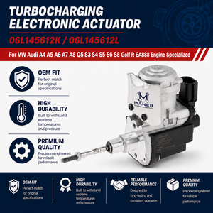 Maner หัวฉีดอิเล็กทรอนิกส์เทอร์โบ06L145612L 06L145612K สำหรับ EA888 A4 Audi Gen3รับประกัน2.0ตัน18เดือน - Product Image 4