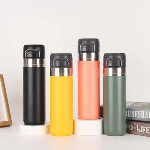 Portable 800ML Stainless Steel Insulated Water <b>Bottle</b> Wall Vacuum Cup for Camping 400ML Capacity - Product Image 4