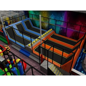 Khả năng chơi cao lợi tức đầu tư cao trẻ em lớn người lớn <span class=keywords><strong>Trampoline</strong></span> công viên thiết bị sân chơi trong nhà - Product Image 1