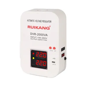 50hz 60hz Single Phase Wall Mounted Type Relay Type 110v 220v Output Voltage Stabilizer