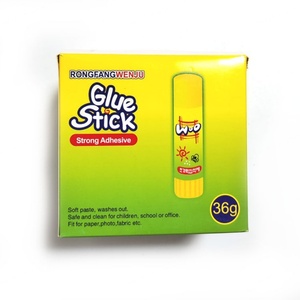 Bâton de colle PVA jaune personnalisé OEM, respectueux de l'environnement, fournitures scolaires pour l'artisanat, adhésif pour papeterie - Product Image 5