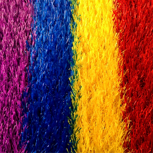 Erba sintetica erba artificiale rosso viola giallo blu Multi colore erba sintetica asilo - Product Image 2