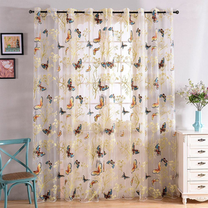 Rideau en <span class=keywords><strong>tulle</strong></span> transparent de style différent et moderne pour la porte de la fenêtre du salon - Product Image 5