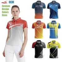 Damen Sportshirts Camisas Tipo Polo Maßgeschneiderte Trikot-Hersteller in China Golf-Shirt Tennis-Sweatanzüge Badminton Jogger Polos