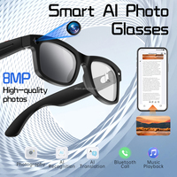 Lentes de Sol Inteligentes S2 MAX con Cámara de 500W Píxeles, Control Táctil, Carga Magnética, Traductor IA, Grabación de Video, Conectividad WIFI