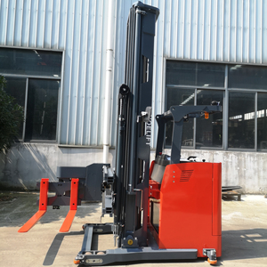 Chariot élévateur électrique de 1,5 tonne pour entrepôt, transpalette tri-directionnel - Product Image 5