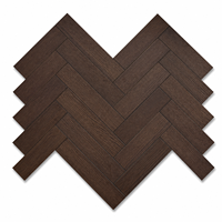 Parquet en bois multicouche 600x92mm, chevrons en olivier et teck, bois d'ingénierie brossé antidérapant, planches de parquet ENF Eco
