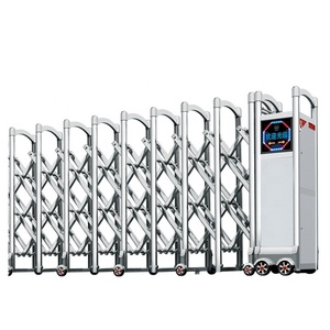 Hot bán tự động Hợp kim nhôm đường lái xe có thể thu vào cửa với an toàn điều khiển từ xa cho căn hộ sử dụng - Product Image 6