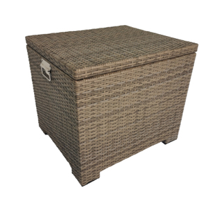 Large Space rattan furniture storage box high quality handmade rattan woven storge case terrace furniture