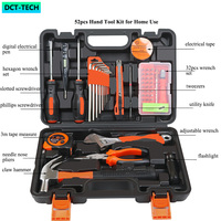 Kit d'outils de réparation et d'entretien pour la maison, 13/19/22/25/45/52 pièces/ensemble, en acier à haute teneur en carbone, avec étui rigide, support OEM, y compris des tournevis