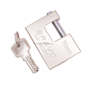 Candado Rectangular Pintado en Níquel BRAVO, Candado de Hierro, Se Acepta Personalización, 60mm/70mm/80mm/90mm/100mm - Product Image 5