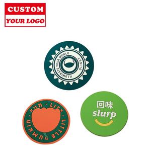 Customized Design Custom Logo Wholesale Silicone Cup Pad Silicone Beer Coaster Resin Molds Silicone Coaster