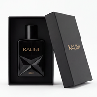 Flacon de parfum de luxe 50 ml vide en verre carré personnalisable avec atomiseur et boîte – Fournisseur d'usine, marque privée