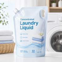 Lessive liquide écologique à marque privée, haute efficacité, détachant, nettoyage en profondeur, longue durée, parfum lavande