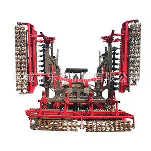 Farm <b>Cultivator</b> Disc Harrow Heavy Duty High Manganese Steel Bearing Full Enclosed Agricultural Tilling Equipment - Product Image 2