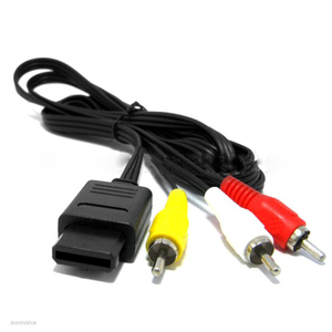 Cable av <span class=keywords><strong>N64</strong></span> de alta calidad para máquina de juegos, cable a macho para TV, venta al por mayor, barato - Product Image 6