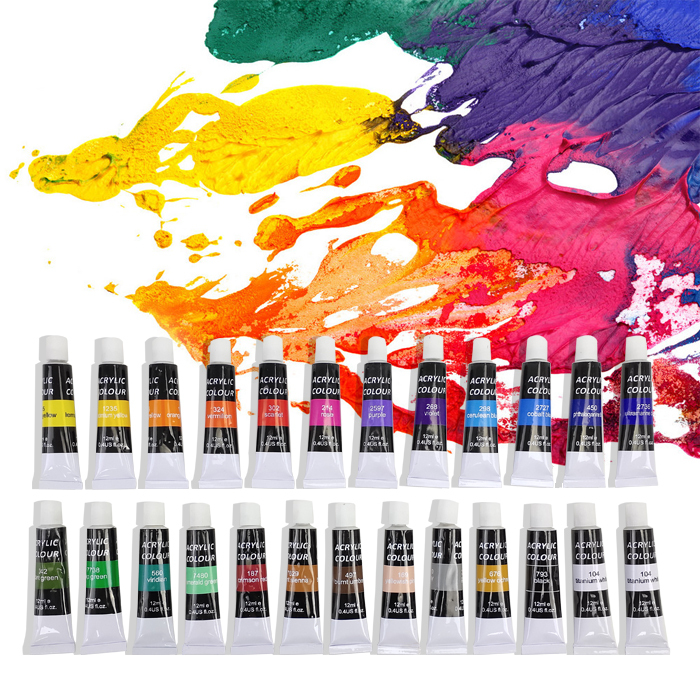Art Supplies 24 Colors Non toxic