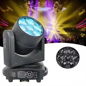 MINI Zoom Wash Moving Head Light Bar 7X40W RGBW4 in 1 LED Dj Stage Lighting for club party Events