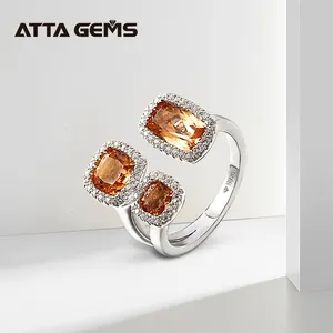 Anel de prata esterlina anel, design unissex 7 carat criado almofada corte sultanite mudanças de cor estilo hiperbole