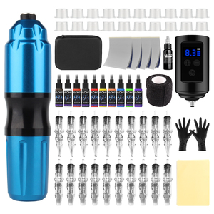 Kit de Máquina de Tatuaje Inalámbrica, Potente, para Arte Corporal Permanente y Suministros Profesionales para Estudios de Tatuaje - Product Image 1