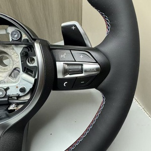 Volante de Cuero Perforado Negro a Precio de Fábrica Compatible con BMW F30 F10 E90 (Sin AB) - Product Image 4
