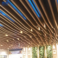 Bades Grille Salle De Bains Basotect Acoustique Métal Balcon Système Suspendu En Aluminium Baffle Baffle Plaques De Plafond
