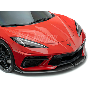 Nuevo alerón delantero de fibra de carbono seca estilo AD para Chevrolet Corvette C8 Stingray Z51 2020-2026 - Product Image 1