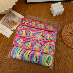 ยางรัดผมไนลอนหลากสี ขนาด 5 ซม. 72 ชิ้น/แพ็ค ยี่ห้อ IFOND เป็นมิตรกับสิ่งแวดล้อม แบบกลางๆ  พร้อมการ์ดปรับแต่งได้ เหมาะสำหรับผู้หญิงใช้ในชีวิตประจำวัน - Product Image 4