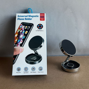 Supporto Magnetico Pieghevole per Telefono Auto, Rotazione Multi-angolo Regolabile, Montaggio Universale su Bocchetta dell'Aria, Accessorio <span class=keywords><strong>Smart</strong></span> per la Casa - Product Image 2