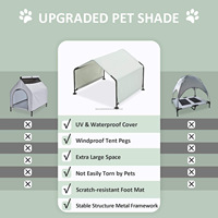Tente pour animaux de compagnie portable, pliable, imperméable, robuste, pour chat et chien, avec motifs imprimés, pour salon et intérieur