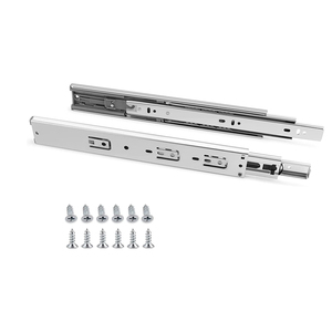 15.040 Furniture Hardware 14 Inch Self Soft Close Sliding <strong>Drawers</strong> 3 Fold Ball Bearing Slide <strong>Drawer</strong> Hydraulic <strong>Drawer</strong> Slides - Product Image 1
