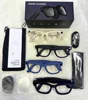 Lunettes Intelligentes IA E03 avec Caméra 8MP, Photos 3200W, Vidéo Anti-Tremblement 1080P, Batterie 230mAh, Charge Rapide 40 Min, Stock Usine OEM Prêt à l'emploi