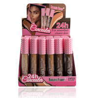 Vente en gros de maquillage liquide lisse à couvrance totale en 6 couleurs pour femmes noires