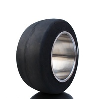 Endüstriyel Preslenmiş Dolu Forklift Lastikleri 280x135x145 Doğal Kauçuk Siyah ISO9001 Sertifikalı Özelleştirilebilir Boyutlar 1 Yıl Garanti