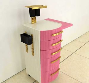 Beauty Shop <b>Trolley</b> Mobile Multifunctional Storage Rack Embroidery Instrument Multi-layer Storage Cabinet <b>Tool</b> Cart - Product Image 3