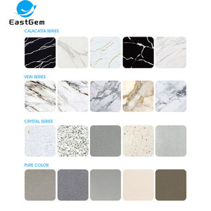 ชุดหลอดเลือดดำสีทองพิมพ์ลายควอทซ์หินเทียมสำหรับห้องครัวแผ่นใหญ่ - Product Image 6