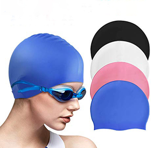 100% silicone <span class=keywords><strong>bonnet</strong></span> de bain étanche <span class=keywords><strong>natation</strong></span> casquettes près de moi - Product Image 1