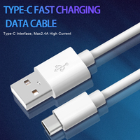 Câble USB vers Type C à charge rapide 3A en PVC, prix d'usine, 1 m, câble de données pour téléphone portable Samsung Huawei et tablette