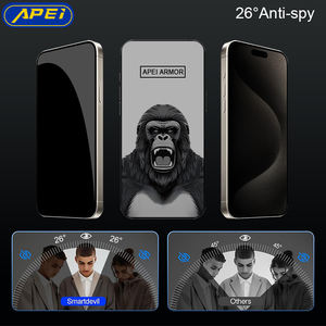 <span class=keywords><strong>Film</strong></span> de protection d'écran en verre trempé anti-espion pour iPhone 17 Pro Max Air, anti-statique, anti-rayures, anti-traces de doigts - Product Image 3