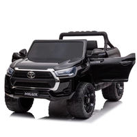 SUV électrique pour enfants sous licence, monoplace, avec télécommande, 4 roues motrices, voiture jouet à batterie 12V/24V commutable