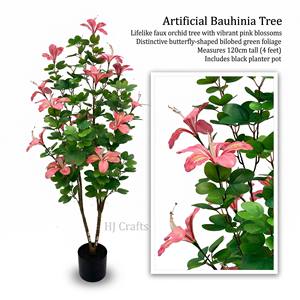 Árbol <span class=keywords><strong>de</strong></span> Orquídea Artificial Estilo Hong Kong <span class=keywords><strong>de</strong></span> 1.2m, Color Rosa, con Flor <span class=keywords><strong>de</strong></span> Bauhinia, en Maceta, para Decoración <span class=keywords><strong>de</strong></span> Bodas, Fiestas, Hoteles, Jardines y Patios - Product Image 2