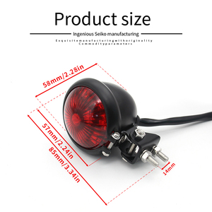 Pièces modifiées Forme ronde LED <span class=keywords><strong>Feu</strong></span> de freinage Indication <span class=keywords><strong>Vintage</strong></span> <span class=keywords><strong>Moto</strong></span> Feux <span class=keywords><strong>arrière</strong></span> Rétro <span class=keywords><strong>Moto</strong></span> <span class=keywords><strong>Vintage</strong></span> <span class=keywords><strong>Feu</strong></span> <span class=keywords><strong>arrière</strong></span> - Product Image 2