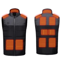 Gilet chauffant rechargeable pour hommes, vestes chauffantes électriques pour l'hiver, la chasse en plein air, le ski
