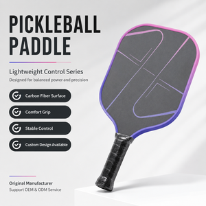 Raquette de pickleball en fibre de carbone T700, durable, imperméable, surface rugueuse, thermoformée, noyau en polymère de 16 mm, légère, homologuée USAPA - Product Image 5